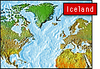 Iceland world map